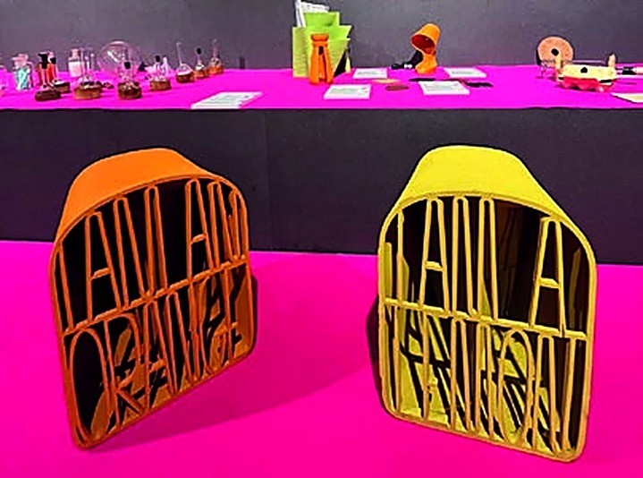 Allestimento della mostra «Food & City» al Campus Leonardo