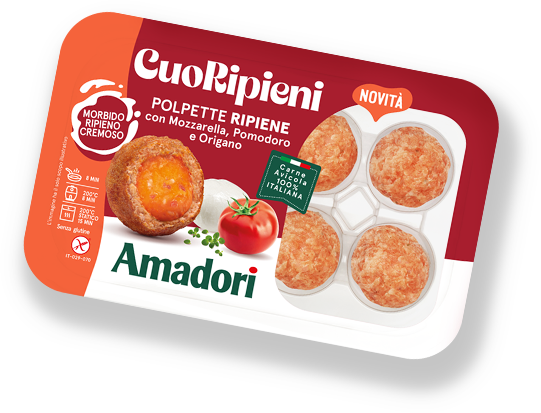CuoRipieni pomodoro e mozzarella