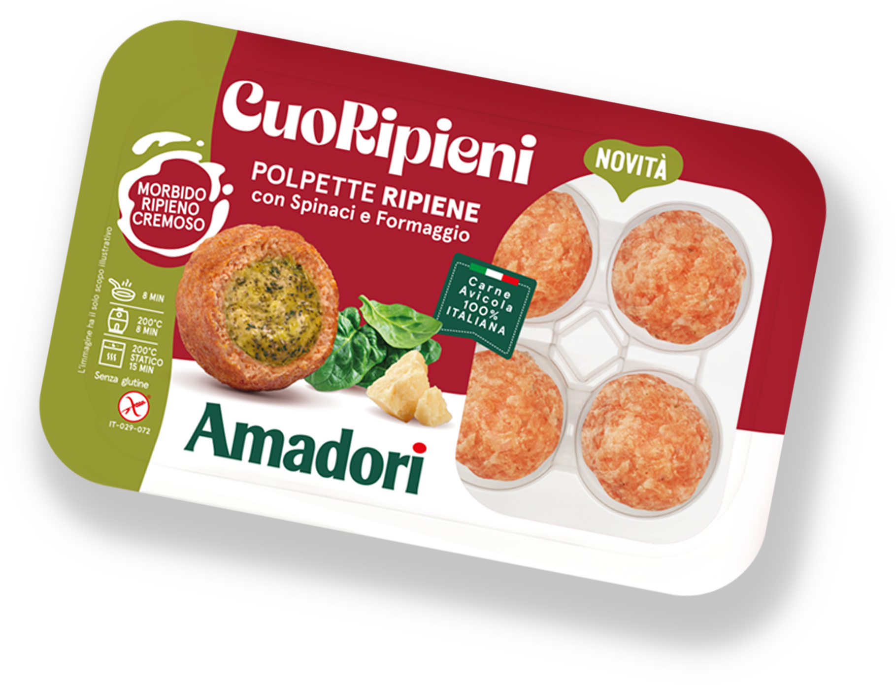 CuoRipieni spinaci e formaggio