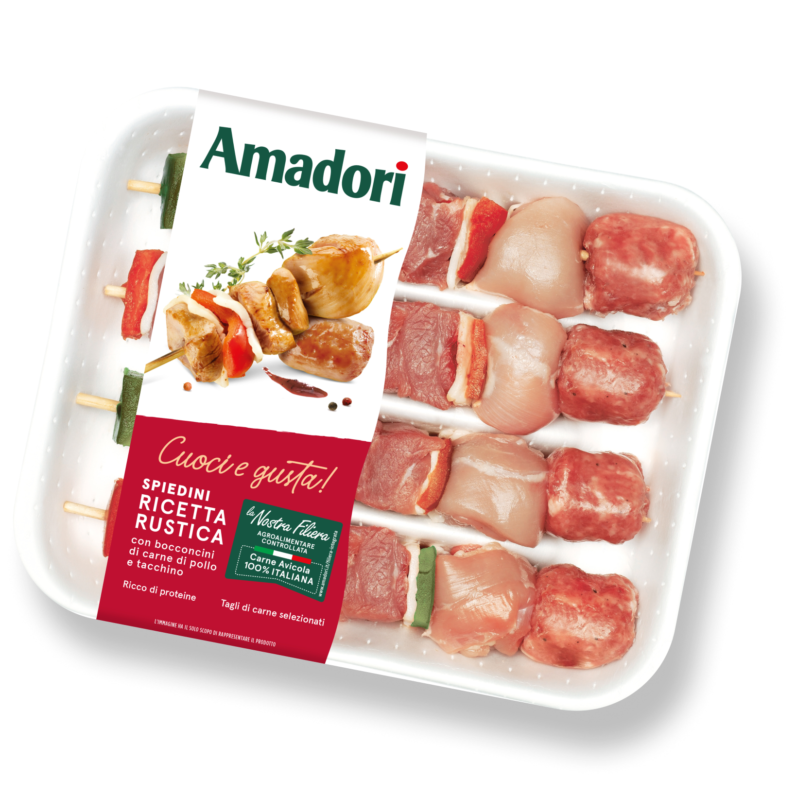 Spiedini ricetta rustica